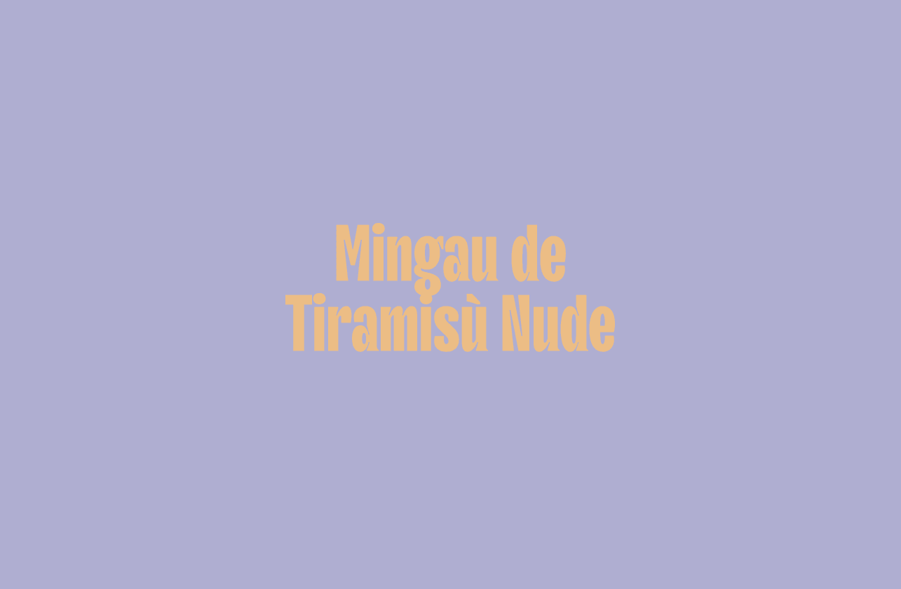 Cover Image for Mingau de Tiramisù Nude