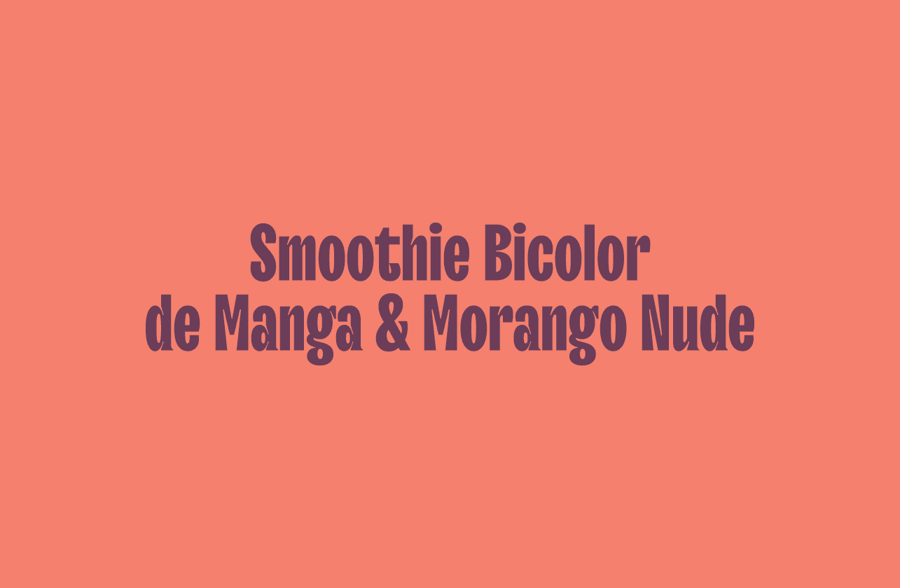 Cover Image for Smoothie Bicolor de Manga e Morango Nude