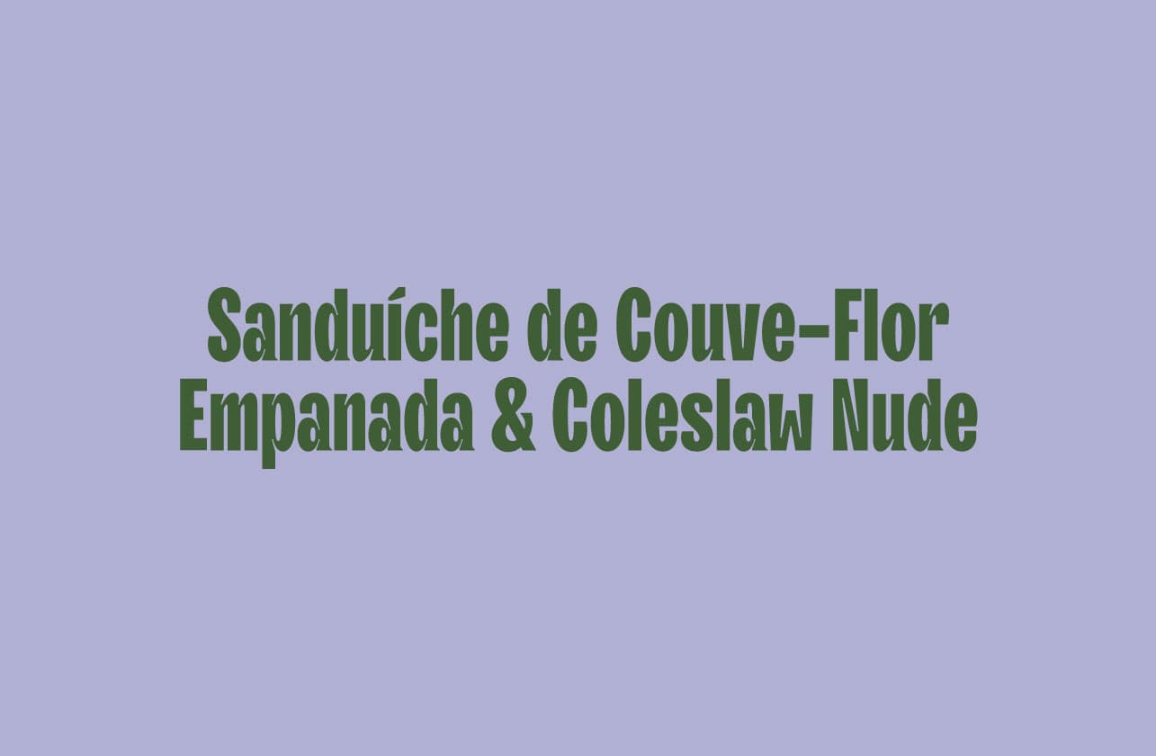Cover Image for Sanduíche de Couve-Flor Empanada e Coleslaw Nude